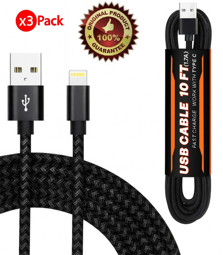 Pack 10ft fast - 3-pack, charging