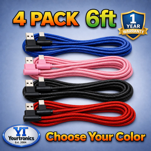 Pack 6ft charging - cables, 90