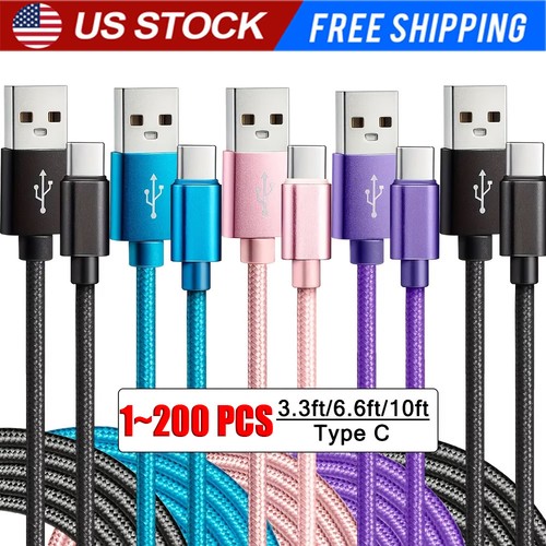 Braided usb type - type-c, iphone
