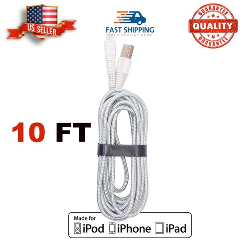10ft long iphone charger - charger, cable