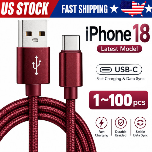 Braided usb type fast - usb, c