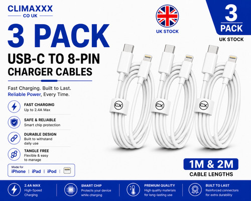 Iphone charger cable - iphone, pack)